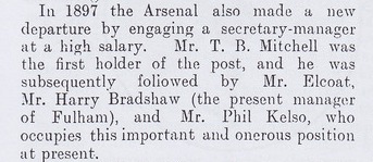 Arsenal's Mystery Manager Unveiled – William Elcoat – The Arsenal